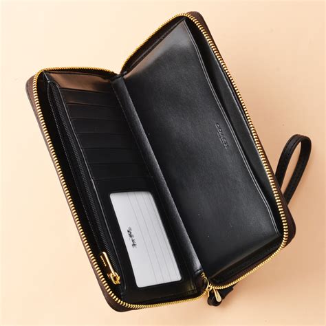 coach large phone wallet.